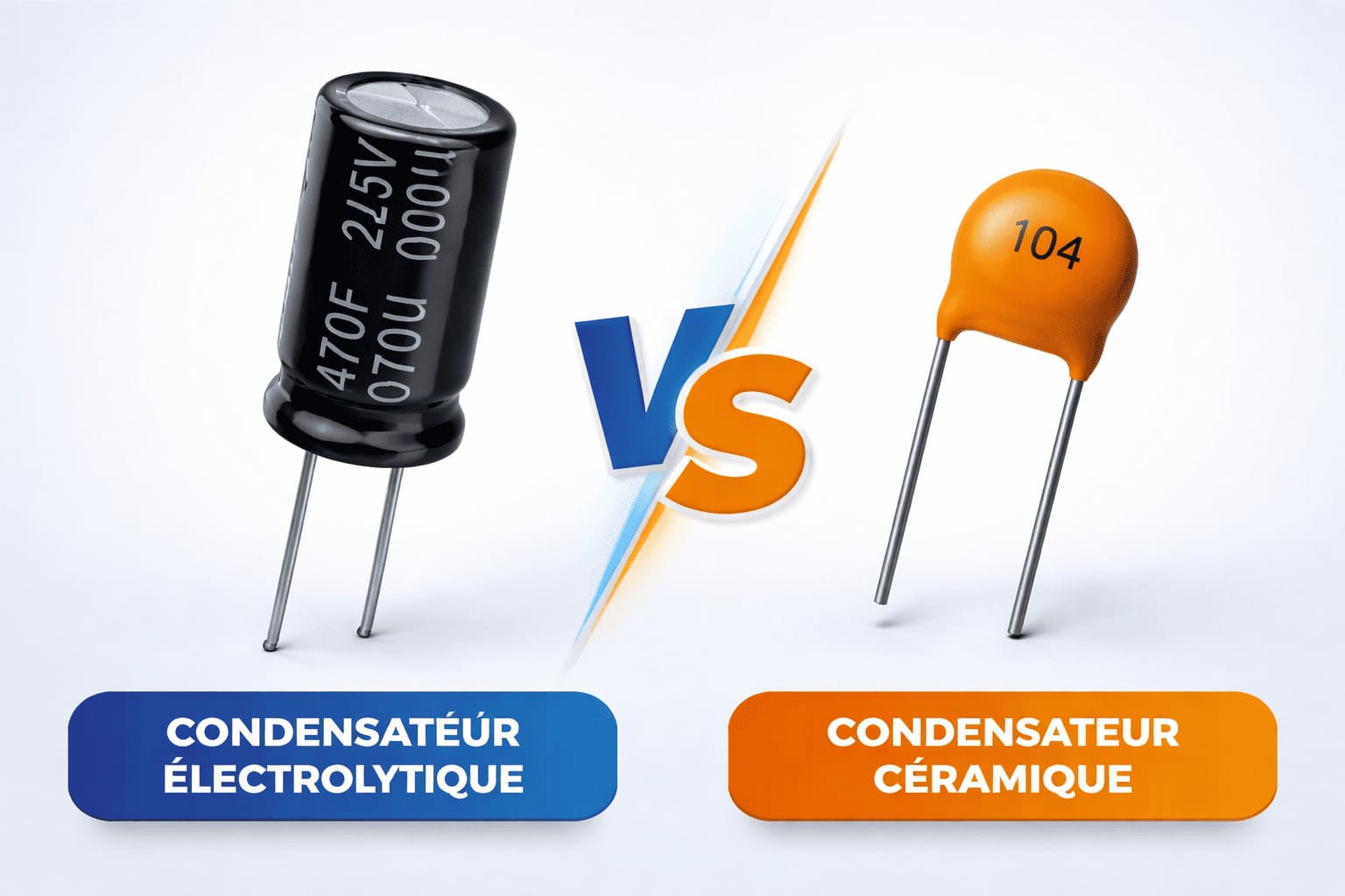  Condensateur électrolytique vs condensateur céramique : comment faire le bon choix pour vos projets électroniques ?